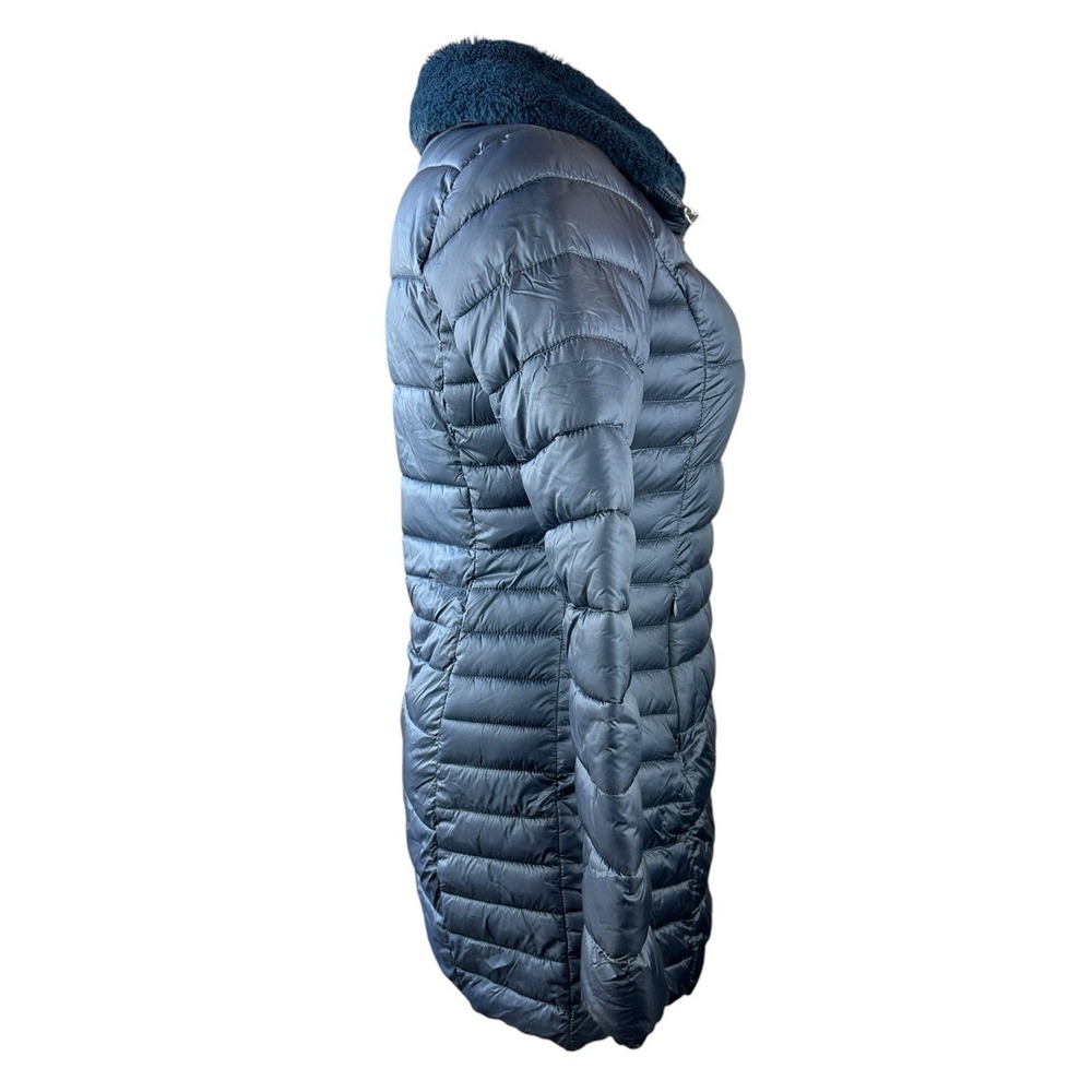 Save The Duck Iris Puffer Coat Quilted Ultra Light Jacket Small Faux Fur Collar - Picture 11 of 15